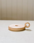 Chamberstick Solid Wood Handmade Taper Holder