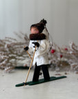 Snow White | Handmade New England XC Skier Ornament