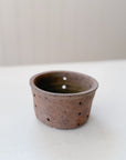 Rare Vintage French Faisselle Pot | Oxidized Mulberry No. 1