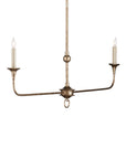 Nottaway Linear Chandelier | Pyrite Bronze