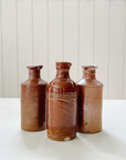 Vintage English Inkwells | British Brown