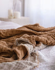Crush Double Linen Throw
