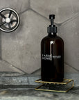 REFiLLERY | 16oz Amber Glass Bottle + All Natural Soap