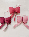 Hand-stitched “Bow” Ornament | Made in VT