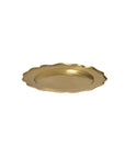 Ruffle Edge Brass Dish
