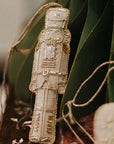 Irish Linen Nutcracker Ornament