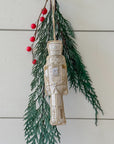 Irish Linen Nutcracker Ornament