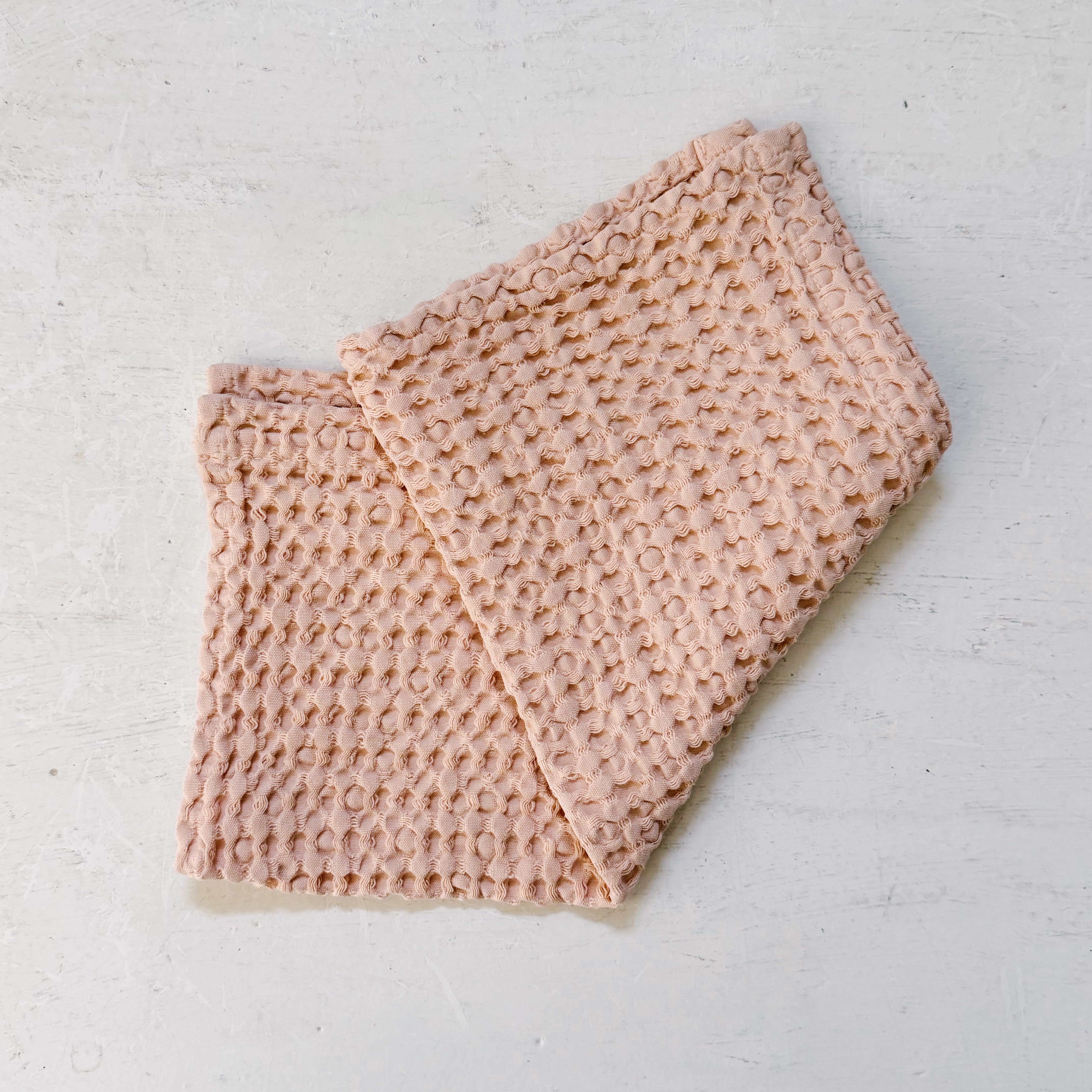 Simple Waffle Bath + Kitchen Towel