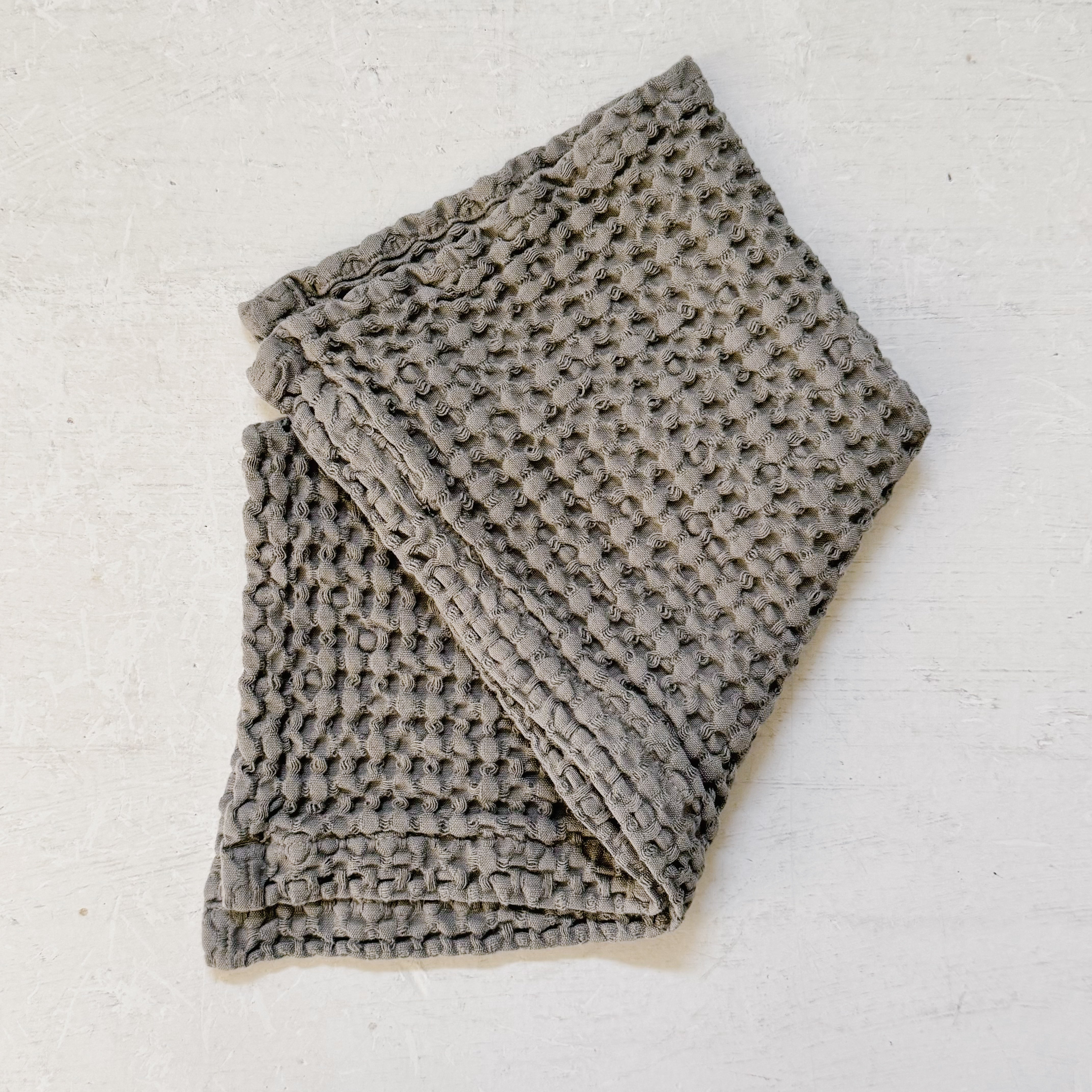 Simple Waffle Bath + Kitchen Towel