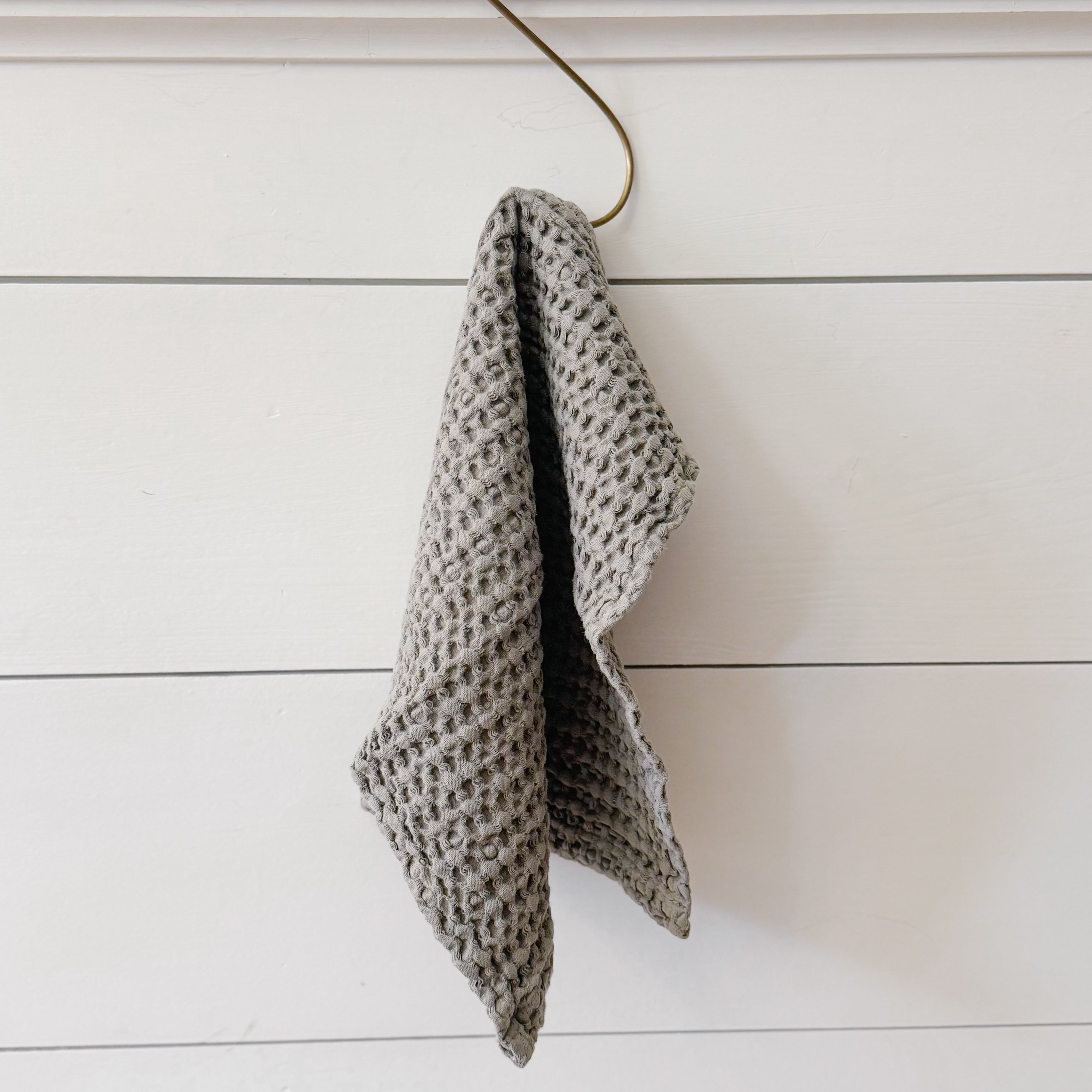 Simple Waffle Bath + Kitchen Towel