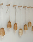 Hand Thrown Ceramic Hanging Bell | Sienna Sand
