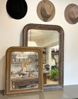 Antique French Louis Philippe Mercury Glass Mirror | No.3