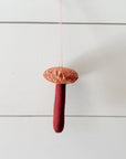 Hand-stitched “Mushroom” Ornament | Made in VT