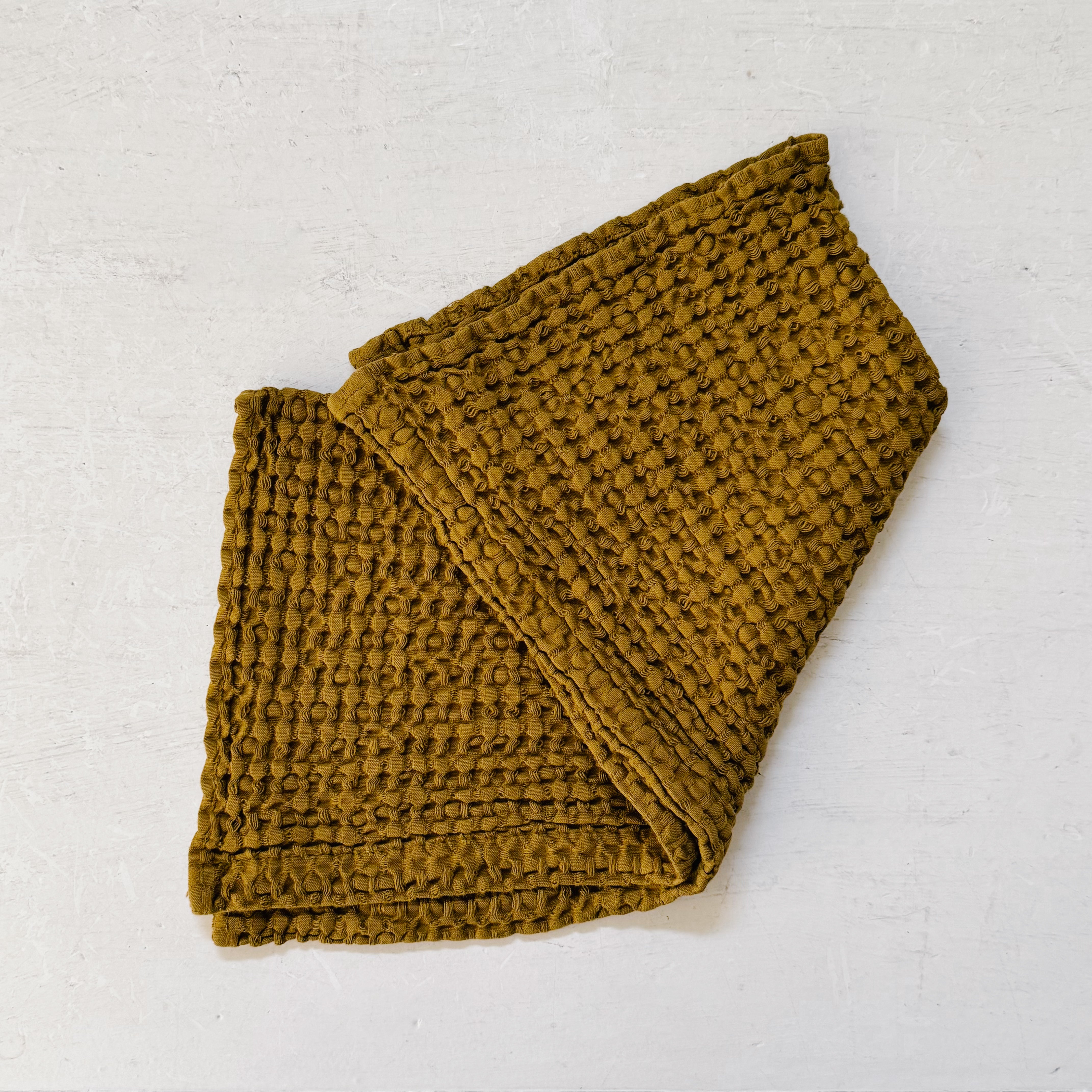 Simple Waffle Bath + Kitchen Towel