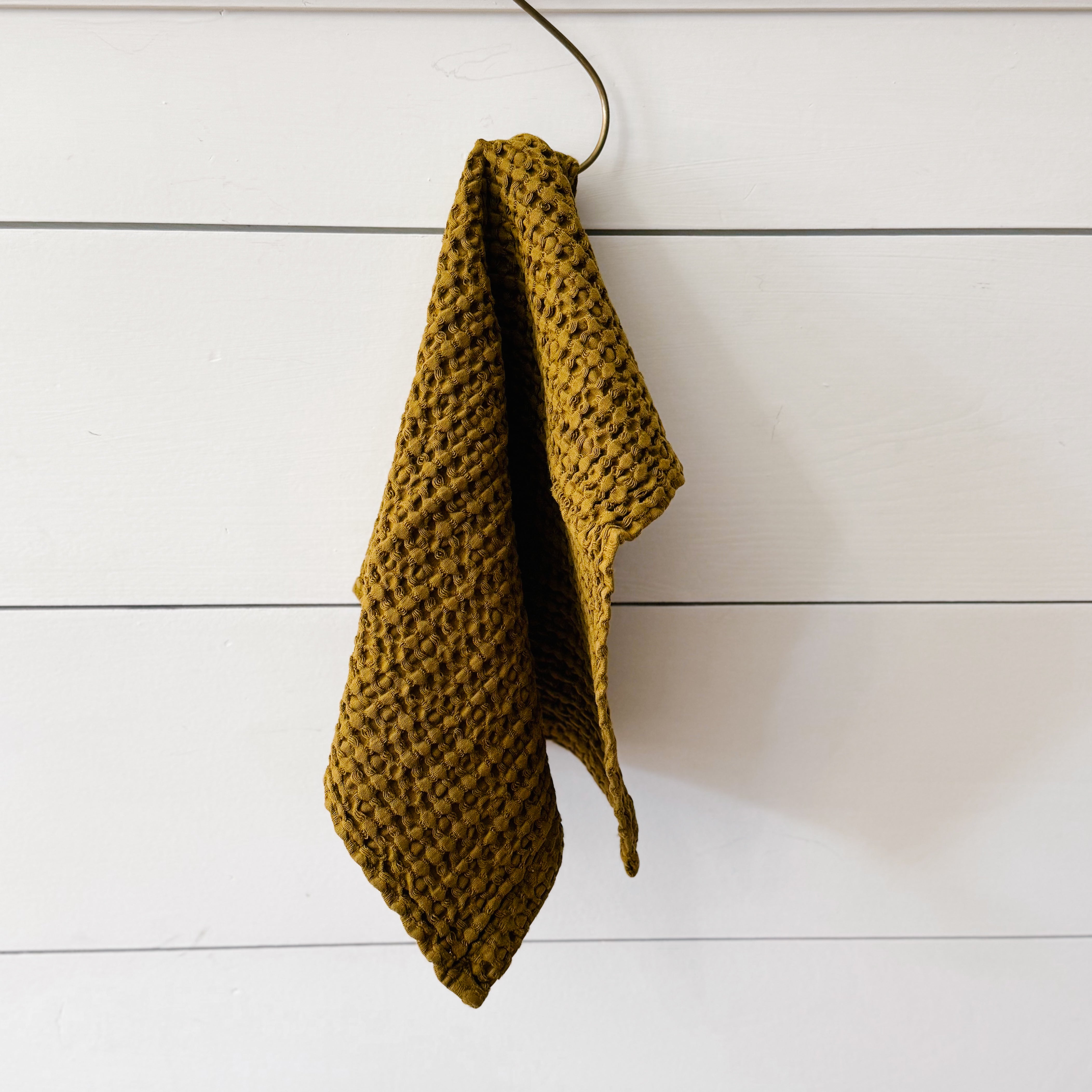 Simple Waffle Bath + Kitchen Towel