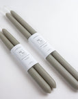 Sage | 14" Beeswax Taper Candles | Set of 2