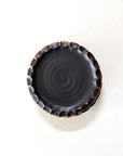 Ceramic Scalloped Coaster | Charcoal