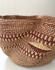 Large Pakurigo Wave Basket No. 14 | Brown + Natural