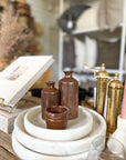 Vintage English Inkwells | British Brown