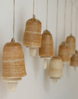 Hand Thrown Ceramic Hanging Bell | Sienna Sand
