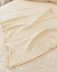 Organic Pointelle Baby Blanket