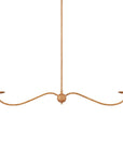 Saxon Linear Chandelier | Rattan