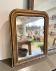 Antique French Louis Philippe Mercury Glass Mirror | No.3