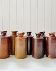 Vintage English Inkwells | British Brown