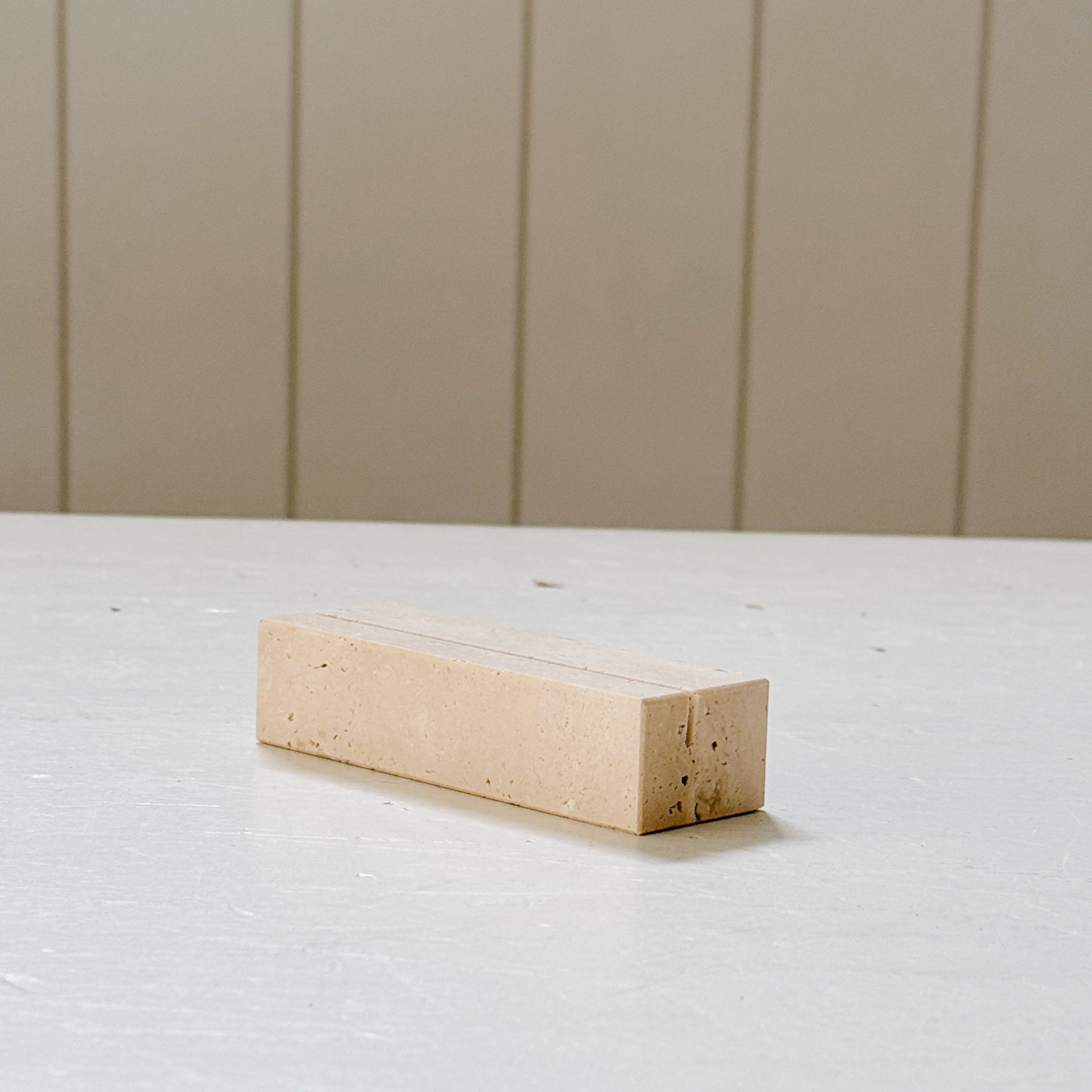 Travertine Photo &amp; Card Holders | Large