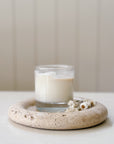 Rounded Catch Tray | Travertine