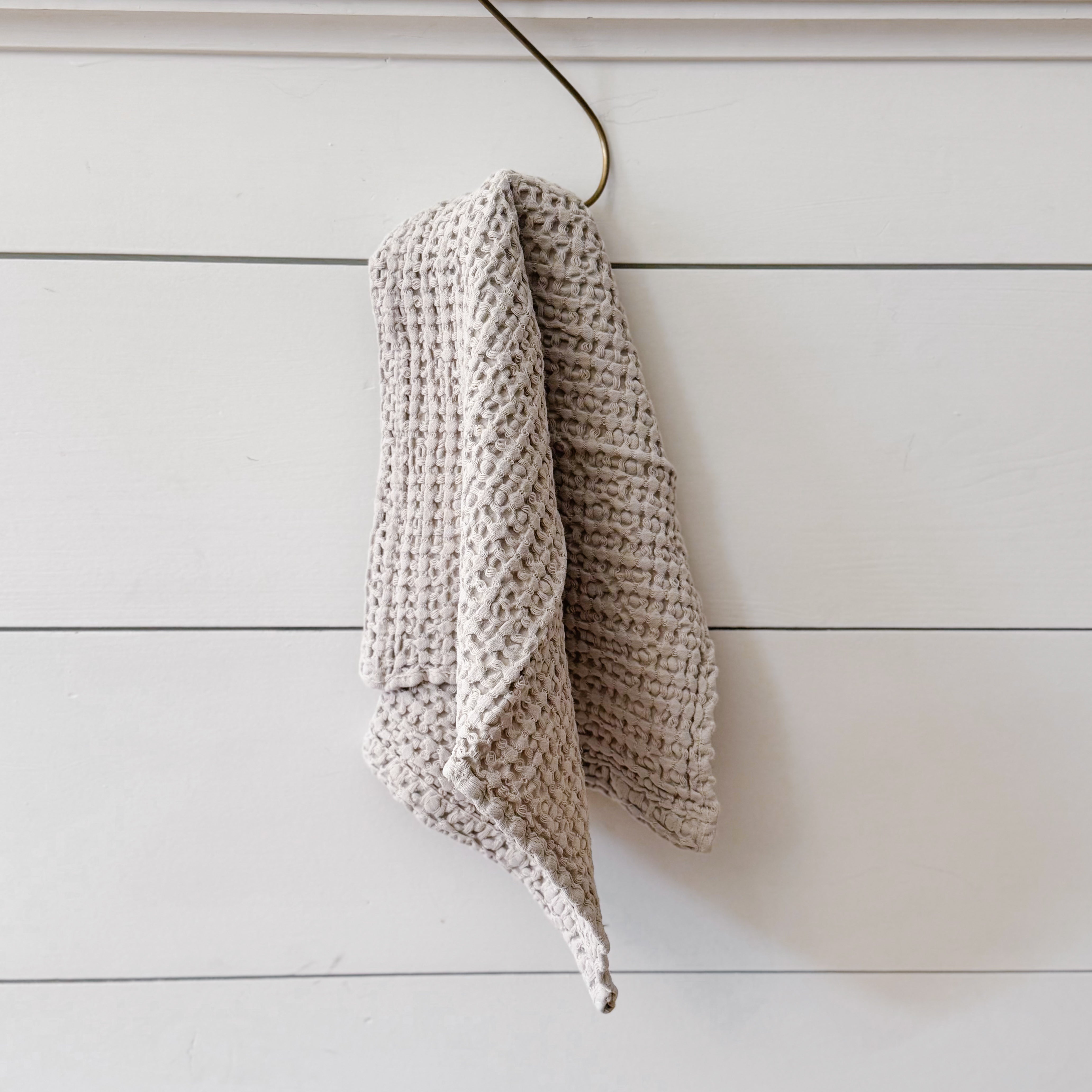 Simple Waffle Bath + Kitchen Towel