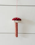 Hand-stitched “Mushroom” Ornament | Made in VT