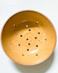 Hand Thrown Ceramic Berry Bowl | French Ochre