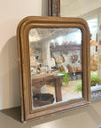 Antique French Louis Philippe Mercury Glass Mirror | No.3