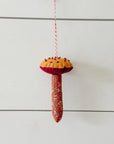Hand-stitched “Mushroom” Ornament | Made in VT