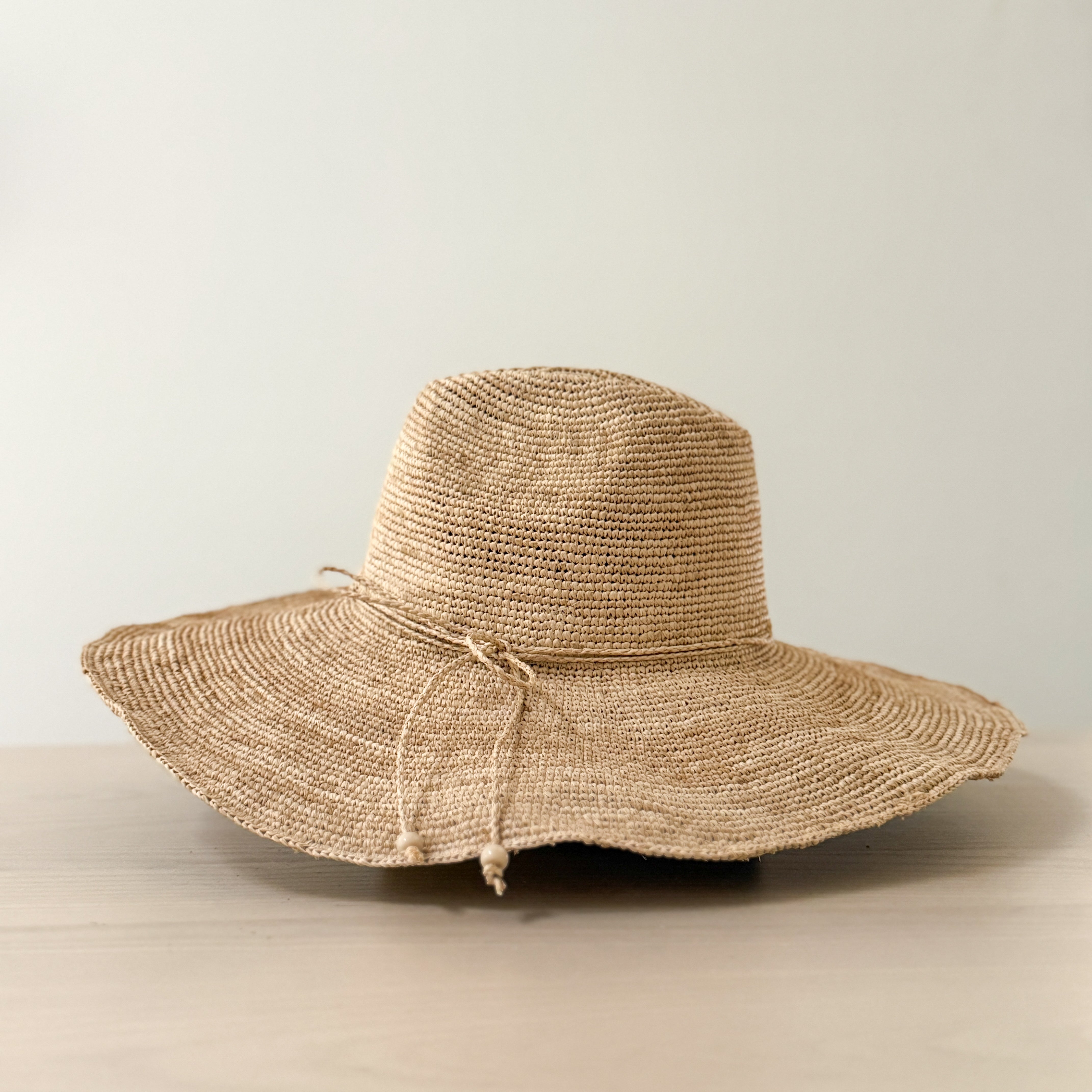 Saint-Tropez Raffia Wide Brimmed Sun Hat