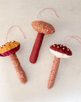 Hand-stitched “Mushroom” Ornament | Made in VT
