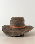 French Market Raffia Sun Hat with Leather Band