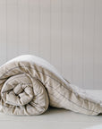 Calvi Bed Roll | Natural Stripe