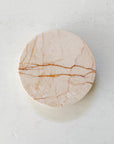 Almond Marble Oversized Coasters | Set of 4