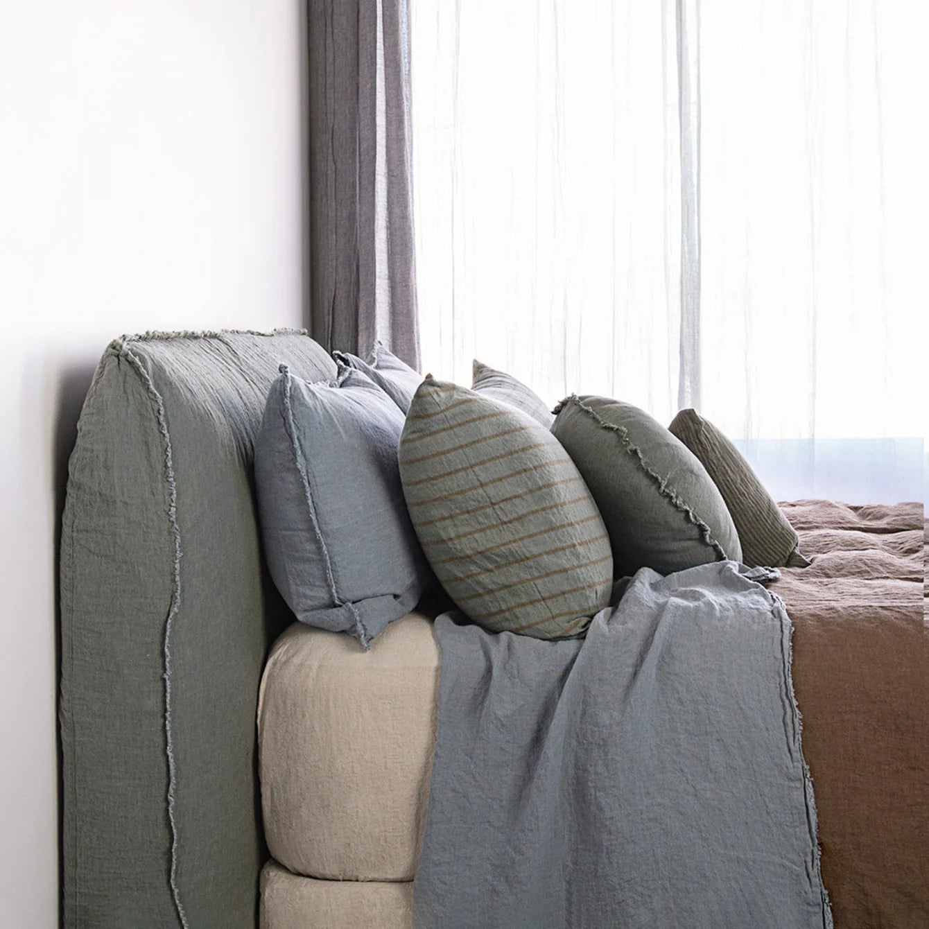 Linen Pillowcase | Basix Stripe