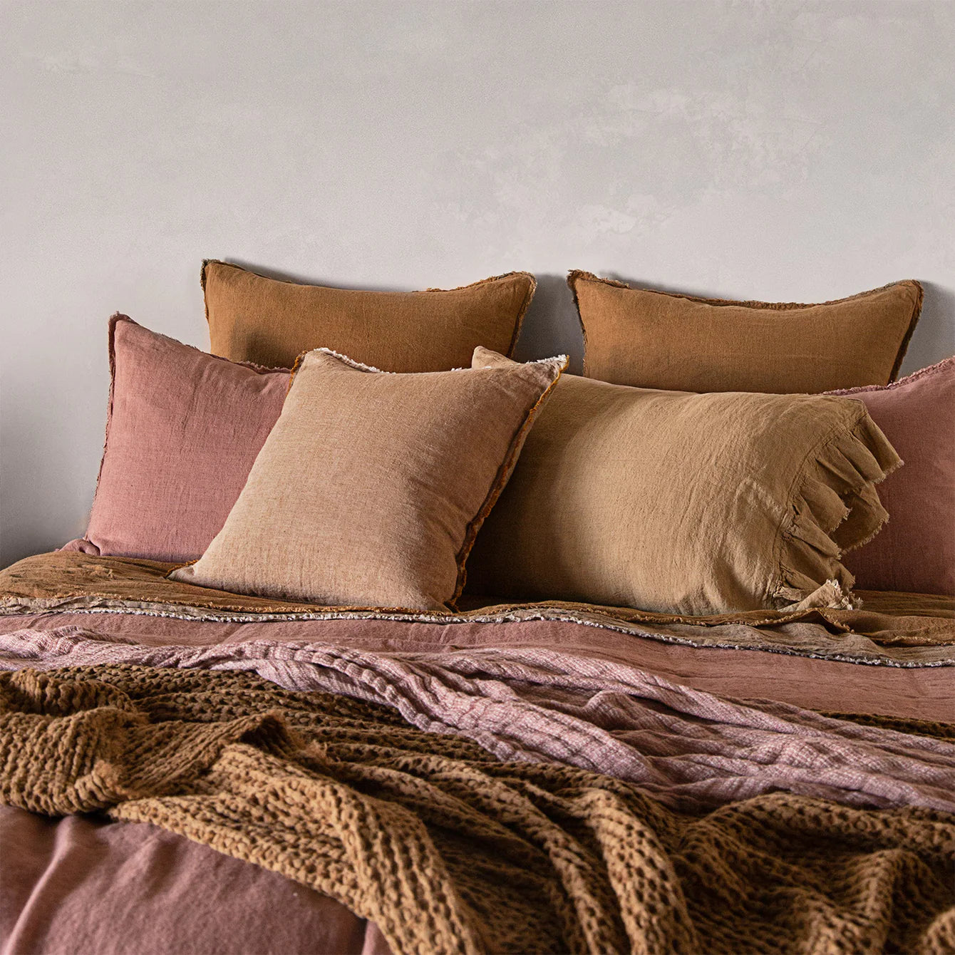 Flocca Linen Pillowcase
