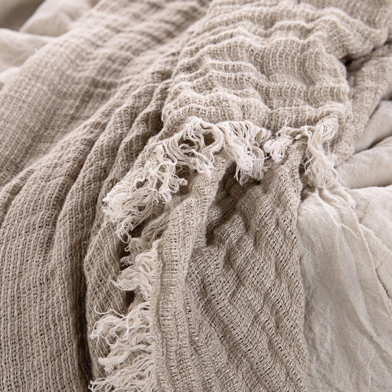 Crush Linen Throw