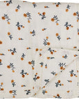 Plush Muslin Quilt | Cream Floral