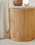 Gabriella Rattan Side Table