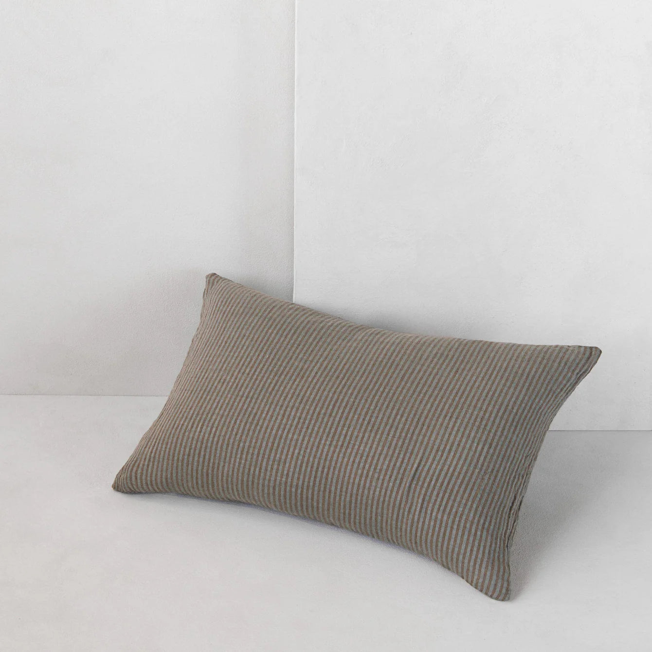 Basix Linen Stripe Cushion Cover | Throw Pillow