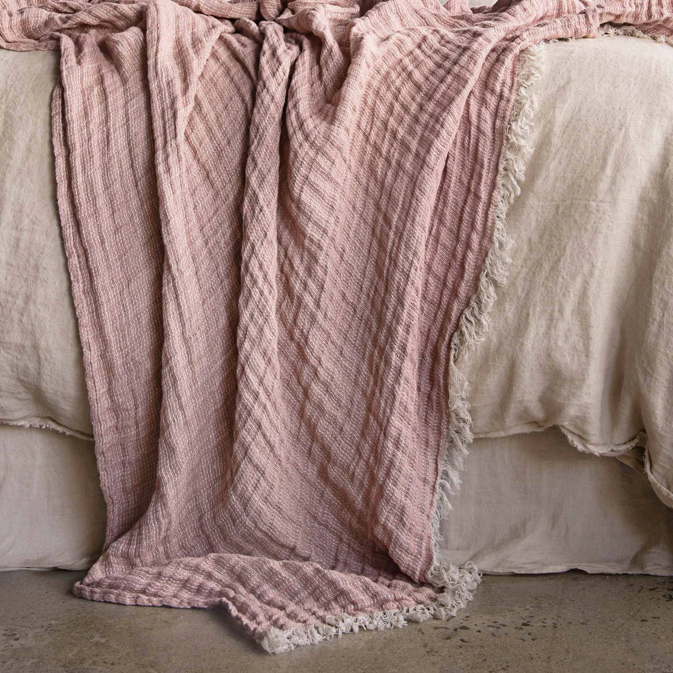 Crush Linen Throw