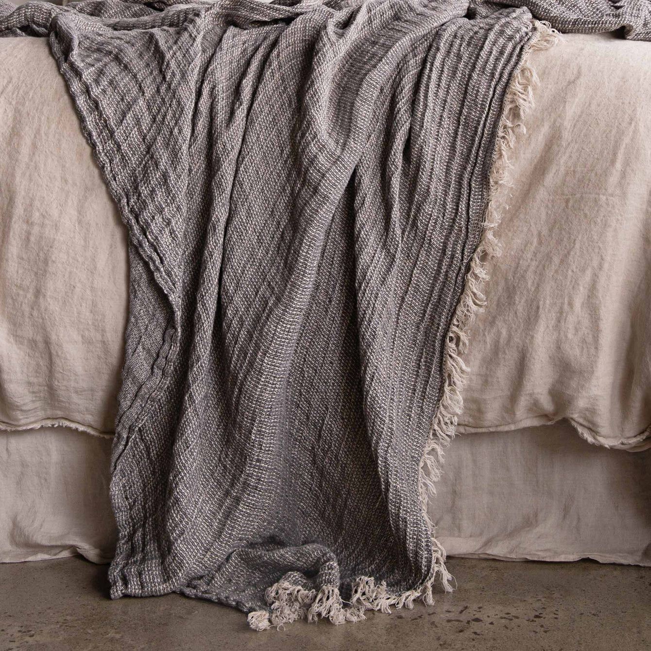 Crush Linen Throw