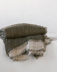 Crush Double Linen Throw