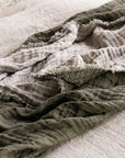Crush Double Linen Throw